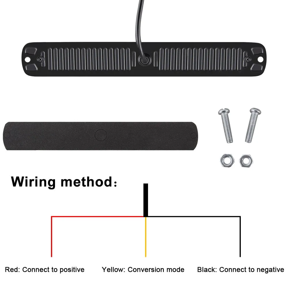 24 LED Car Strobe Warning Light Grill Flashing Breakdown Emergency Light Car Truck Trailer Beacon Lamp LED Side Light For Cars