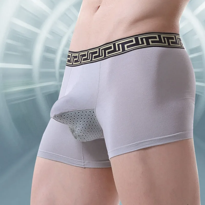 4 Pack Separate Ball Hammock Breathable Trunks