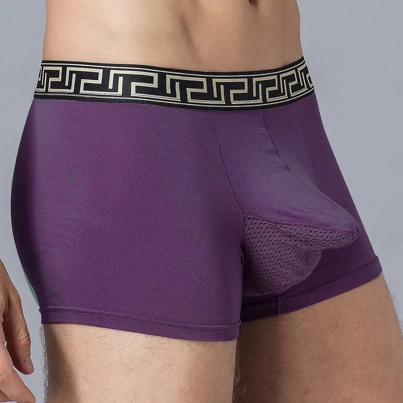 4 Pack Separate Ball Hammock Breathable Trunks