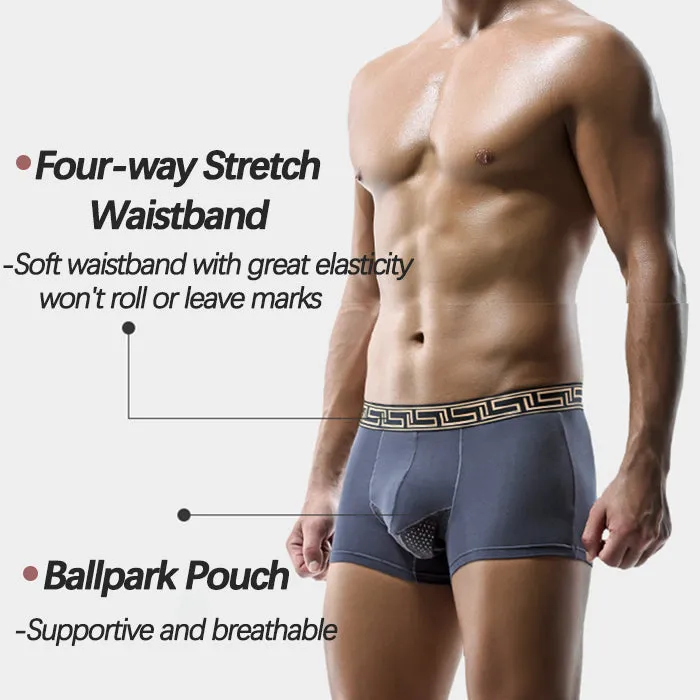 4 Pack Separate Ball Hammock Breathable Trunks