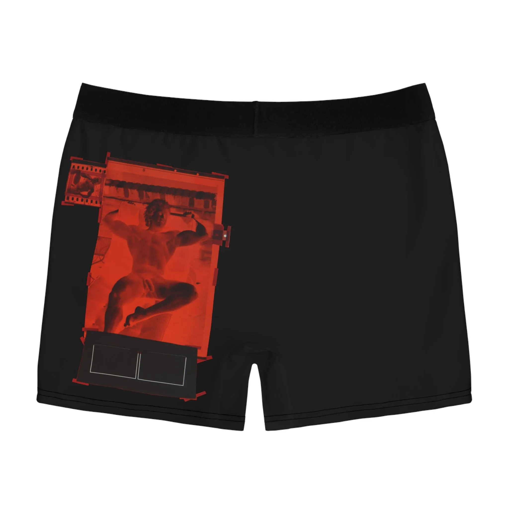 Mens Vintage 90s Gay Porn Transparency Boxer Briefs #2 - Enhanced Design