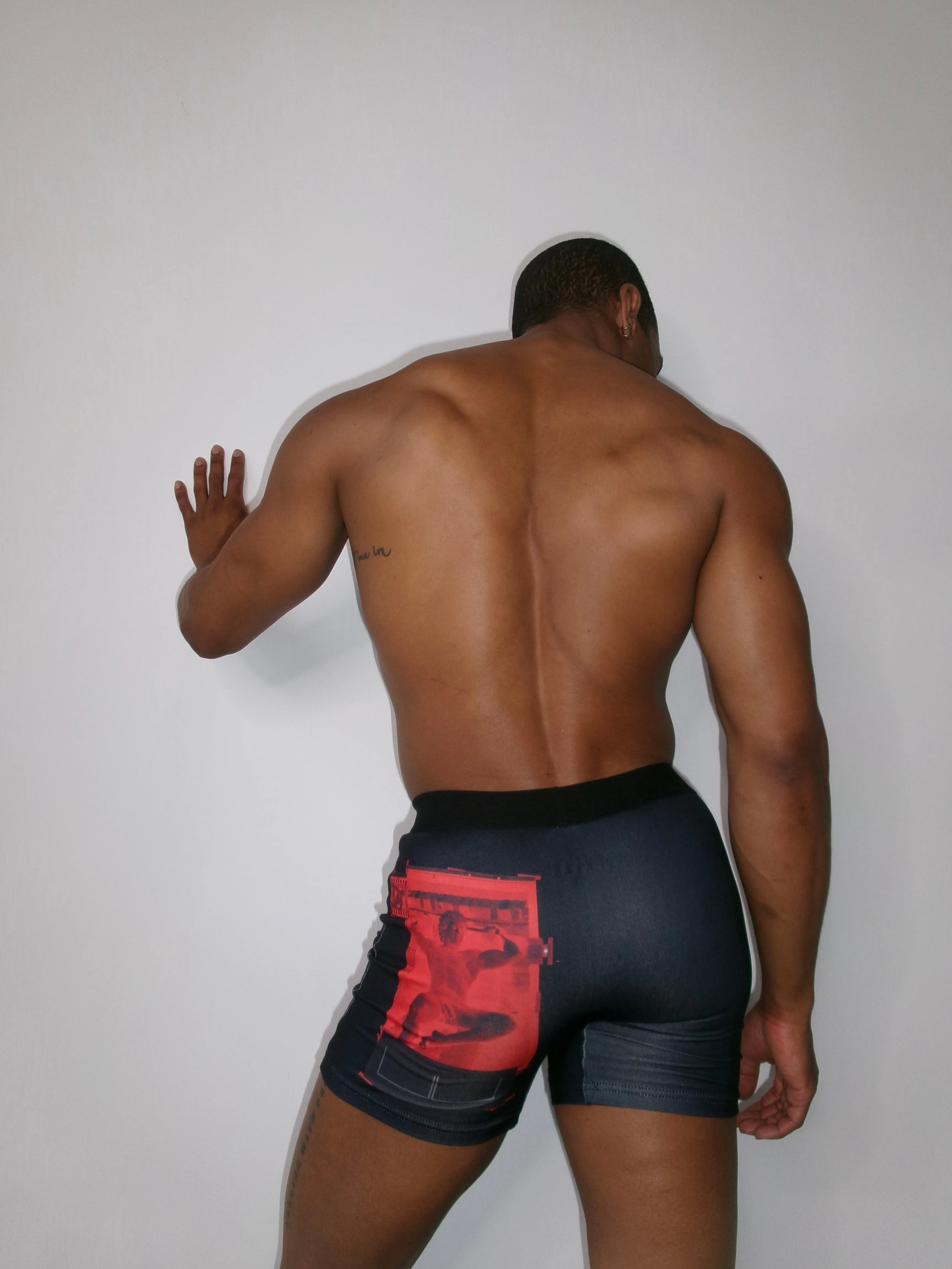 Mens Vintage 90s Gay Porn Transparency Boxer Briefs #2 - Enhanced Design
