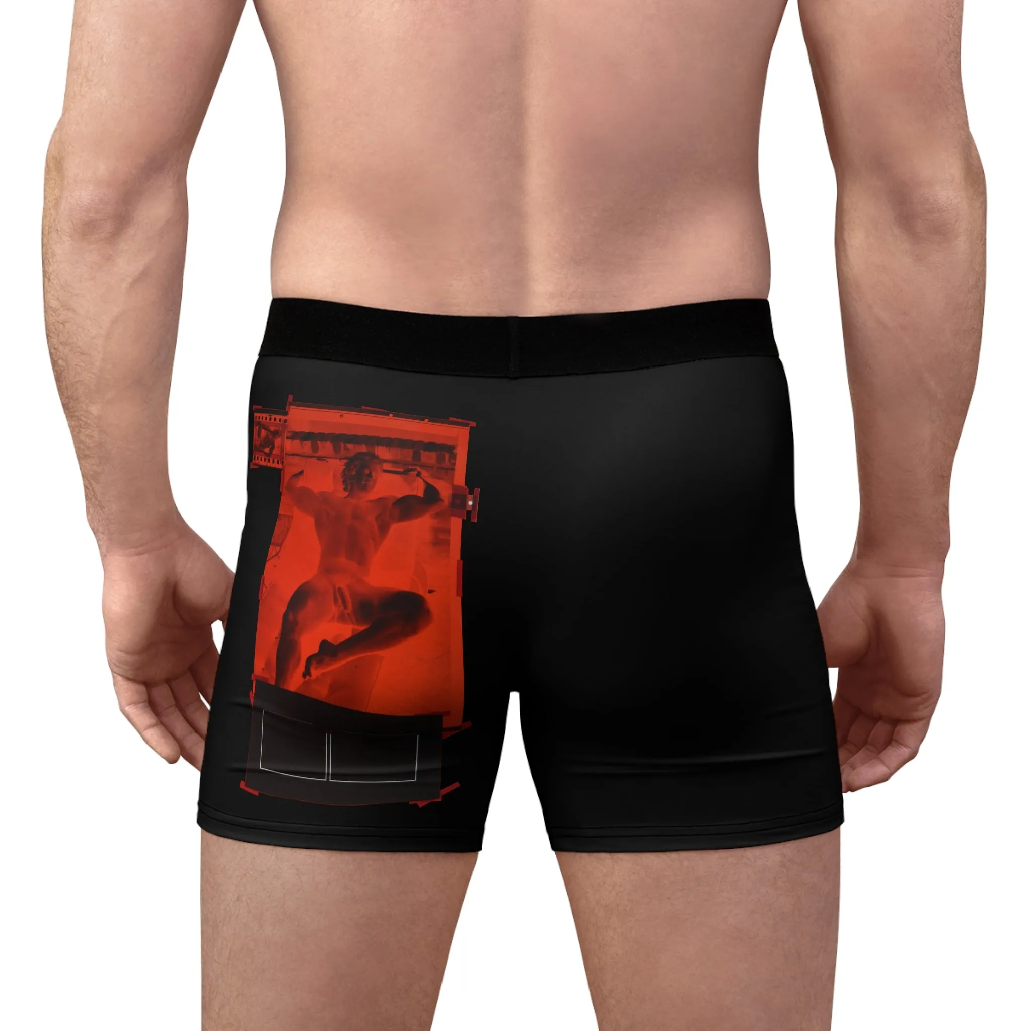 Mens Vintage 90s Gay Porn Transparency Boxer Briefs #2 - Enhanced Design