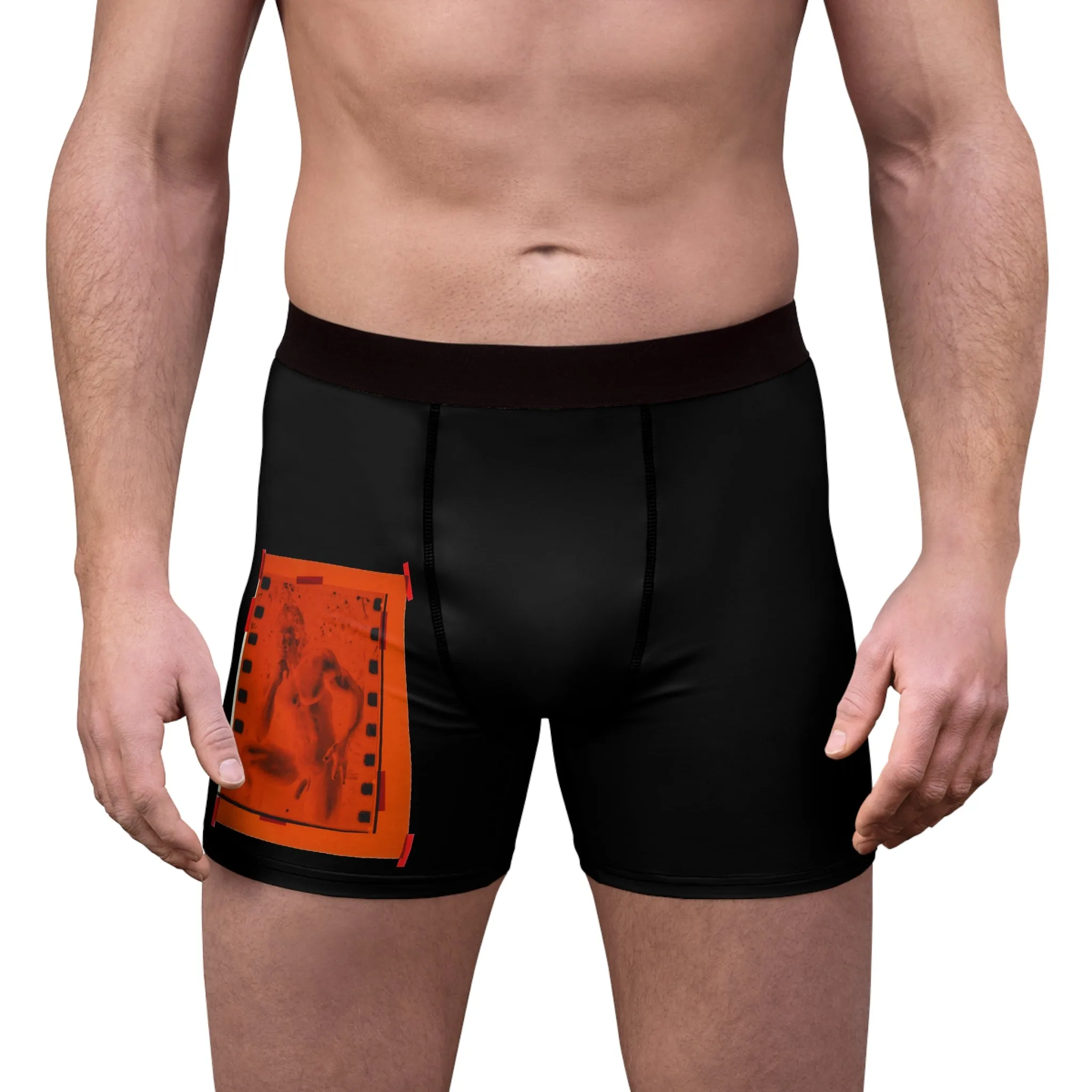 Mens Vintage 90s Gay Porn Transparency Boxer Briefs #2 - Enhanced Design