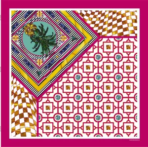 Ananas Rose Modal Scarf