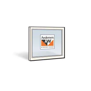 Andersen 2452 Upper Sash with White Exterior and White Interior with Dual-Pane 5/8 Glass