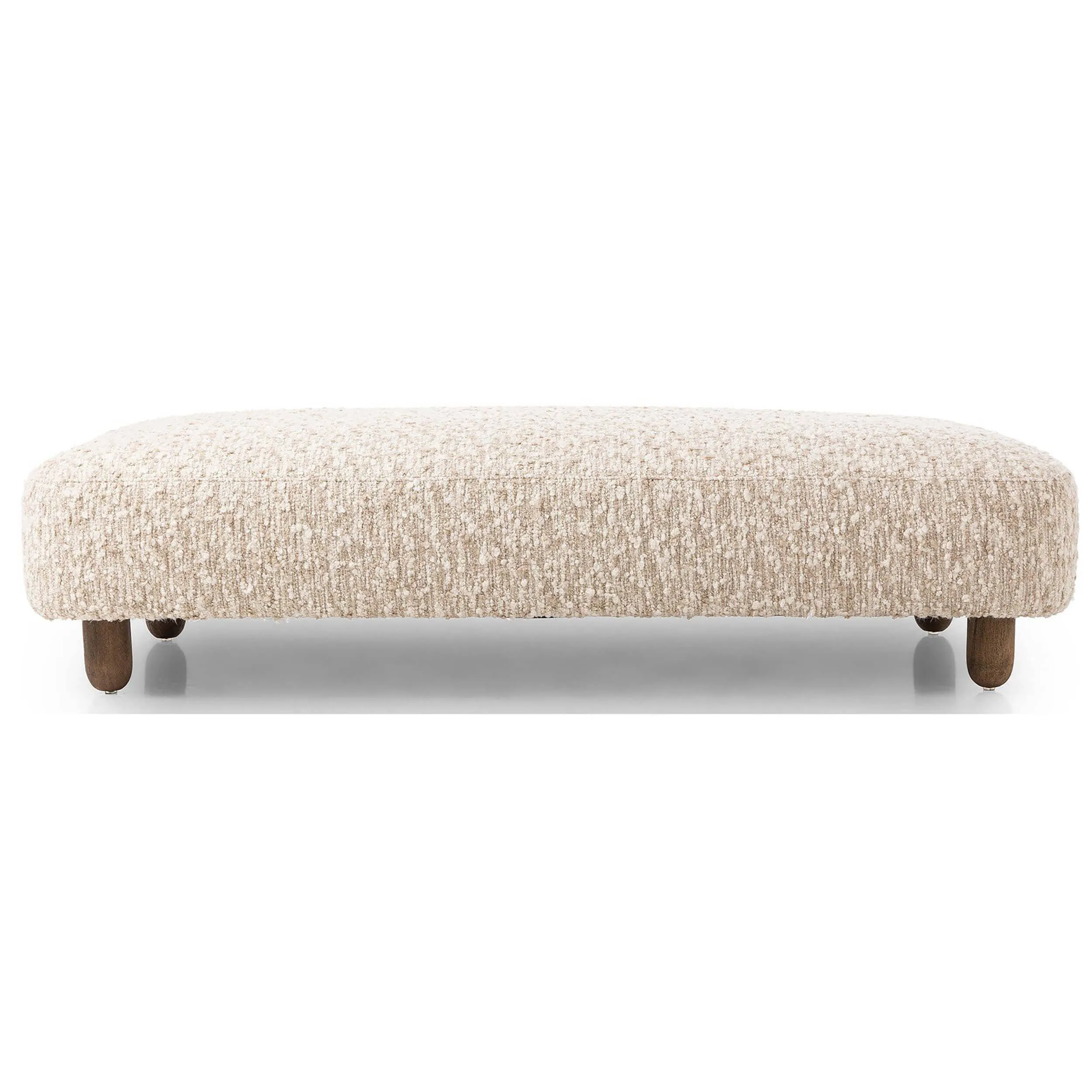 Aniston Rectangular Ottoman, Solema Cream