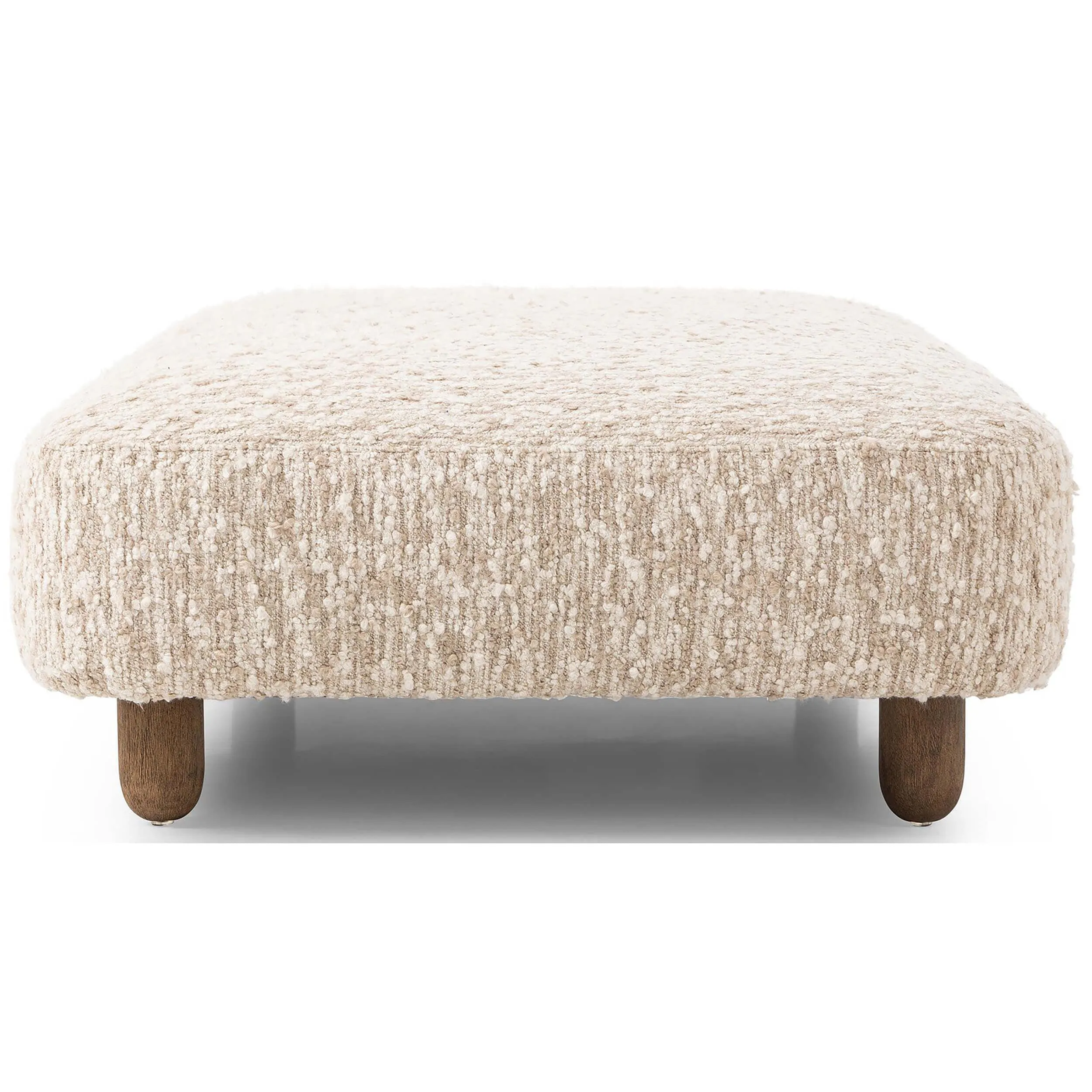 Aniston Rectangular Ottoman, Solema Cream