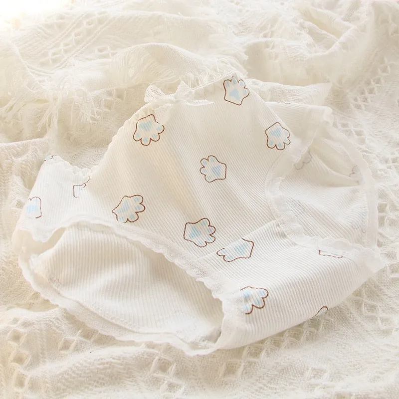 Baby Blue Lace Cotton Undies