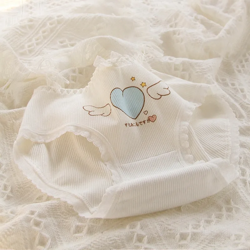 Baby Blue Lace Cotton Undies