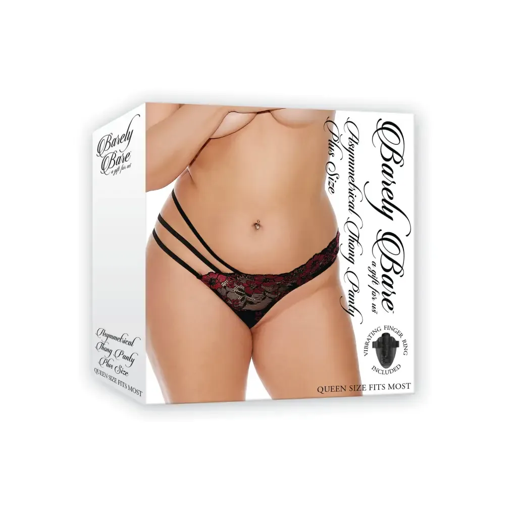 Barely Bare Asymmetrical Thong Panty Q/s