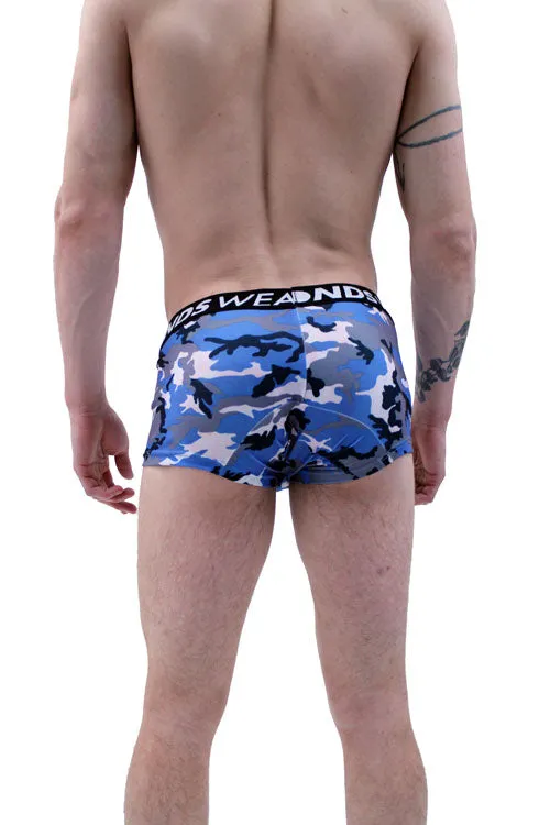 Blue Camo Men's Trunk Underwear