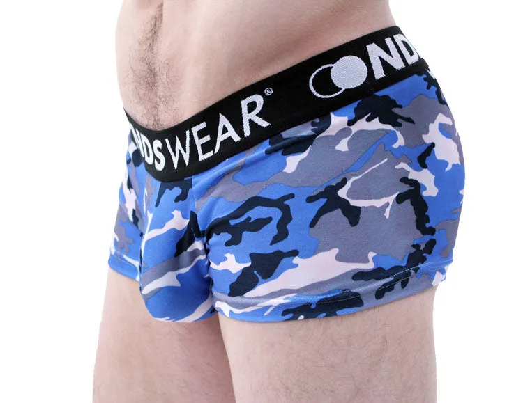Blue Camo Men's Trunk Underwear