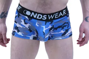 Blue Camo Men's Trunk Underwear