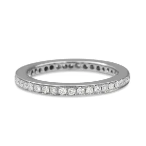 Boodles Full Eternity Diamond Ring - Platinum