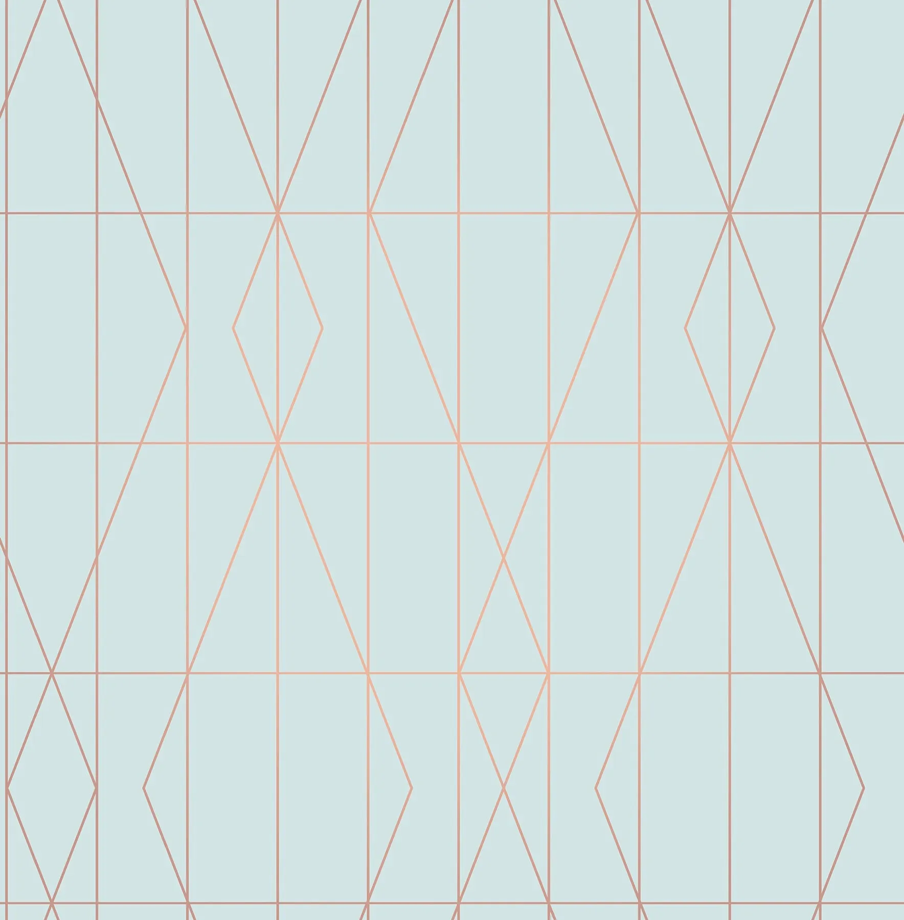 Brewster UW24785 LeVeque Light Blue Deco Diamond Geo Wallpaper