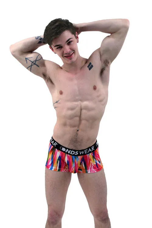 Brush Stroke Men's Short Trunk Underwear