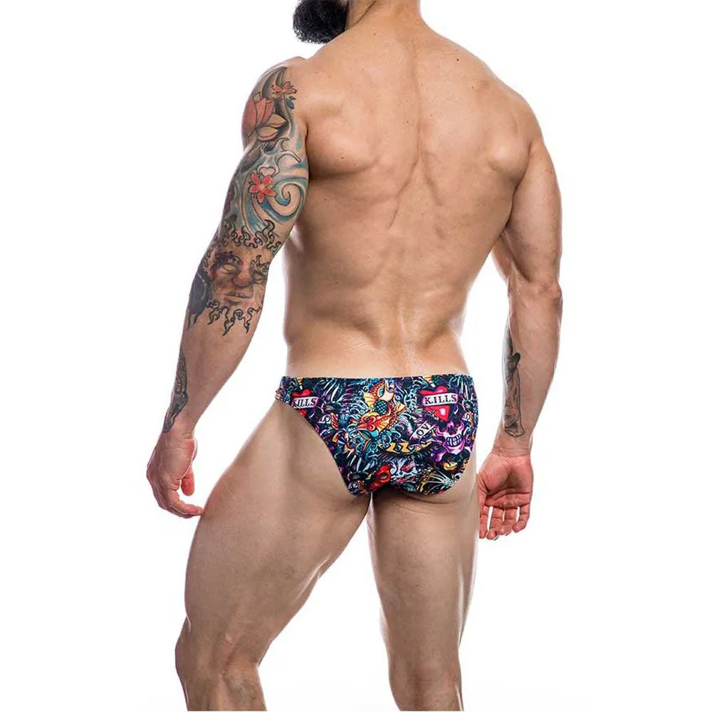 C4M Low Rise Bikini Brief Provocative - Tattoo