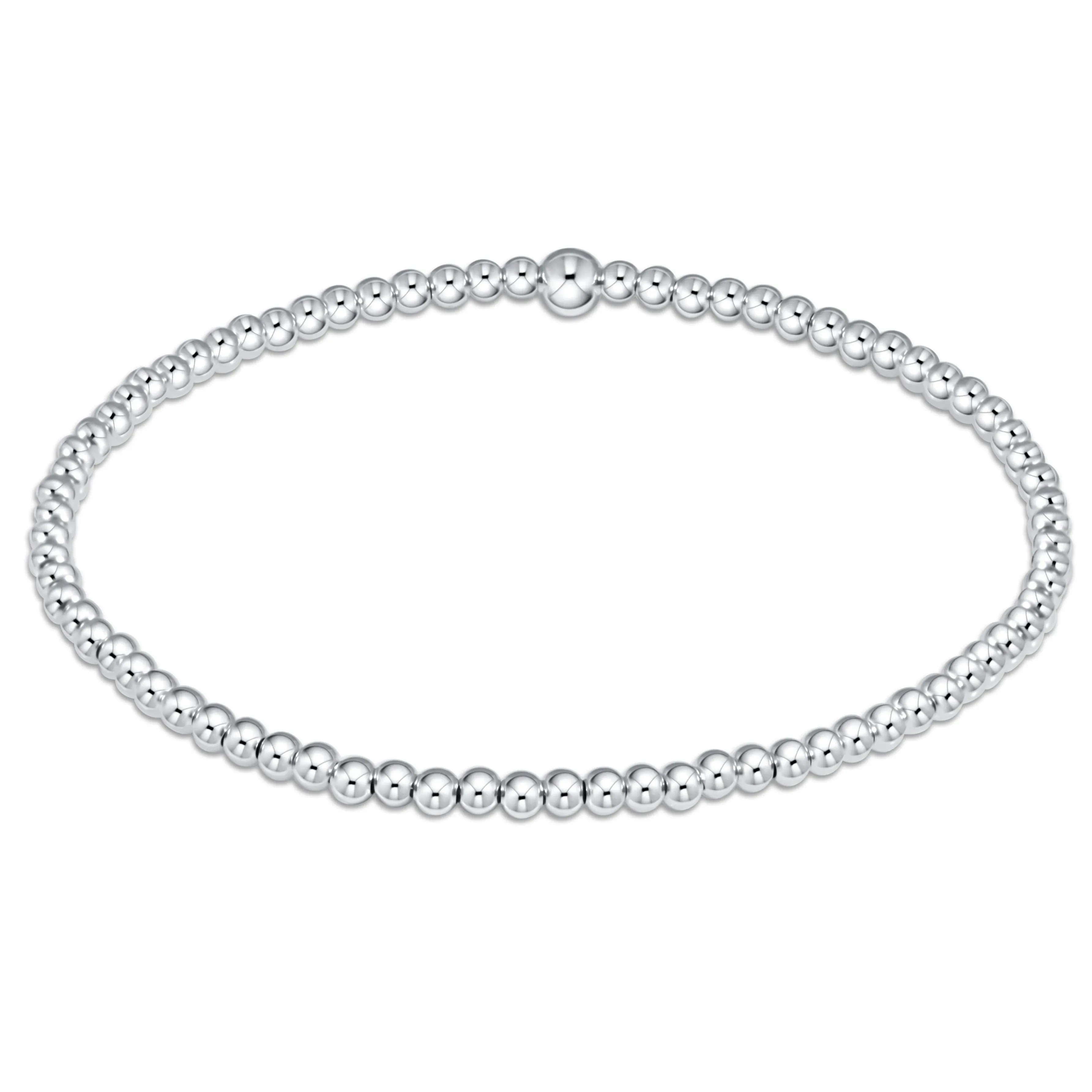 Classic Sterling Bead Bracelet