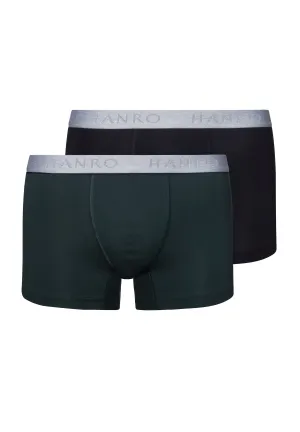 Cotton Essentials 2-Pack Cotton Boxer Briefs | Laurel/Black 73078-2871
