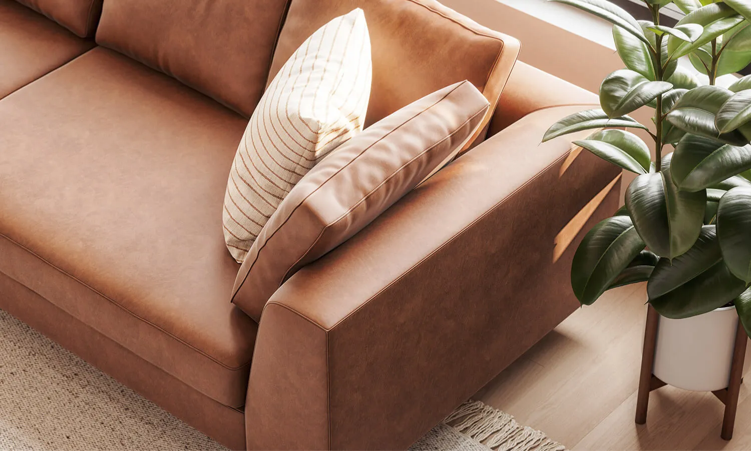 Dekayess Sofa in Natural Latex