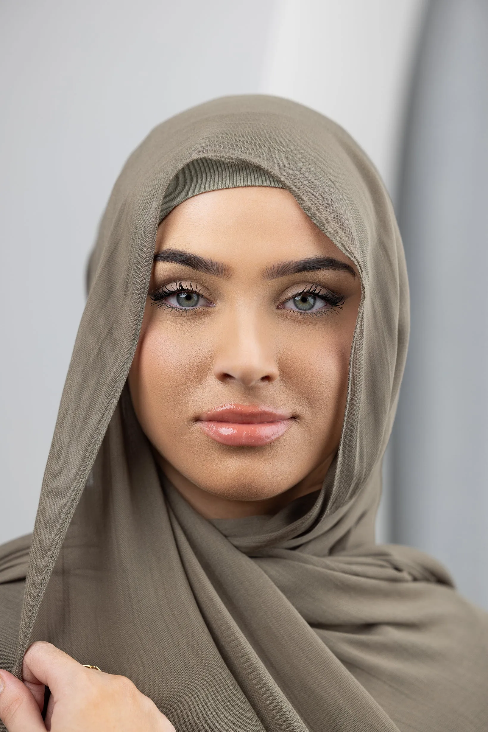 Deluxe Modal Shawl - Shades of Green