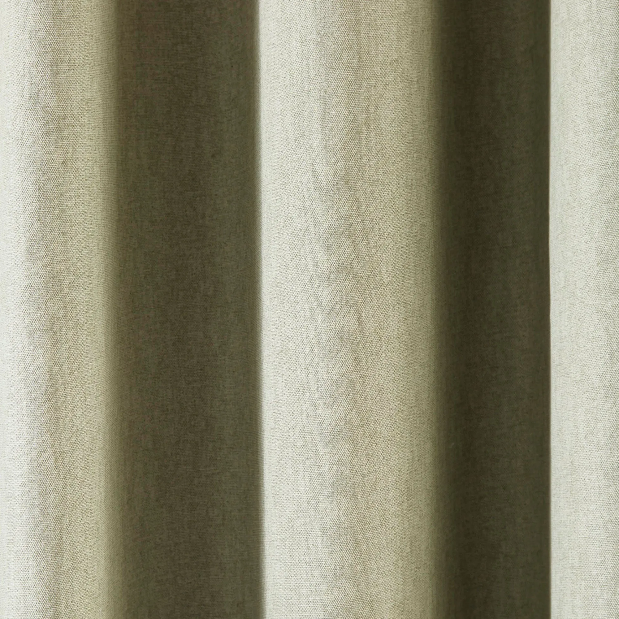 Dijon Pair of Pencil Pleat Curtains by Fusion in Green
