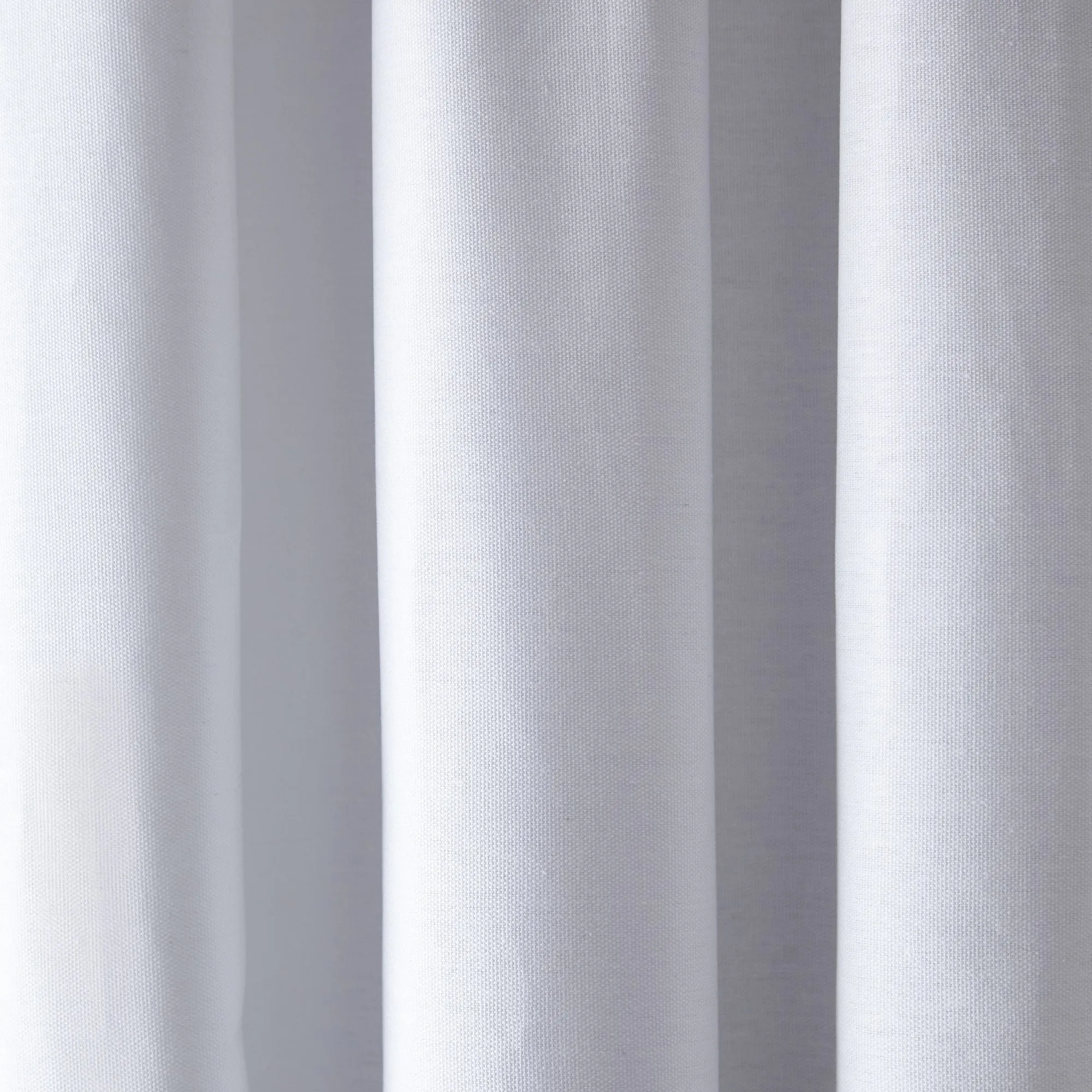 Dijon Pair of Pencil Pleat Curtains by Fusion in White