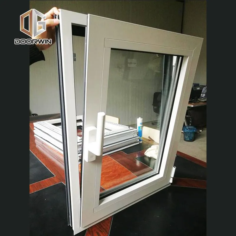 DOORWIN 2021Copy2 of Thermal break aluminum white powder coating finishing tilt turn window