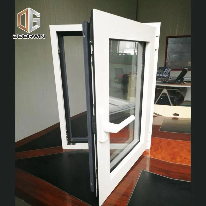 DOORWIN 2021Copy2 of Thermal break aluminum white powder coating finishing tilt turn window