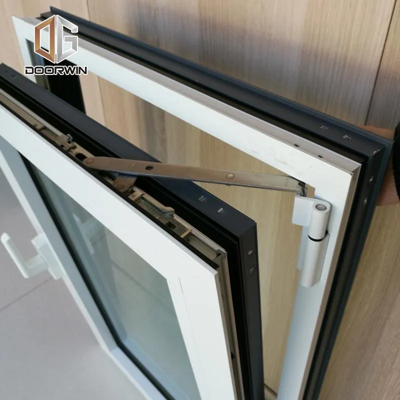 DOORWIN 2021Copy2 of Thermal break aluminum white powder coating finishing tilt turn window