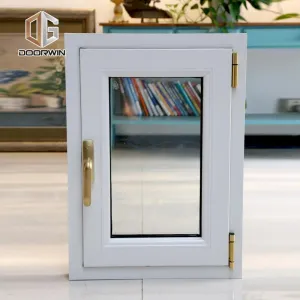DOORWIN 2021Copy2 of Thermal break aluminum white powder coating finishing tilt turn window