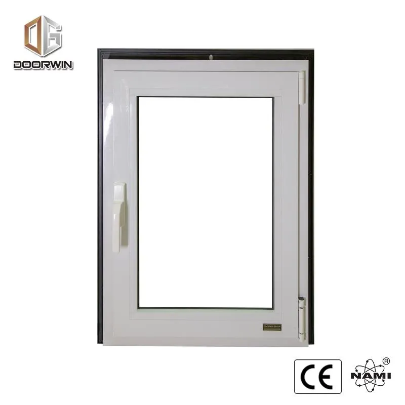 DOORWIN 2021Copy2 of Thermal break aluminum white powder coating finishing tilt turn window