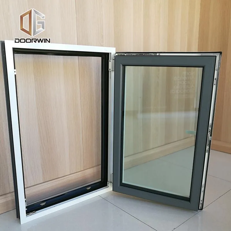 DOORWIN 2021Copy2 of Thermal break aluminum white powder coating finishing tilt turn window