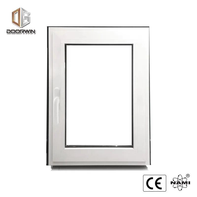 DOORWIN 2021Copy2 of Thermal break aluminum white powder coating finishing tilt turn window