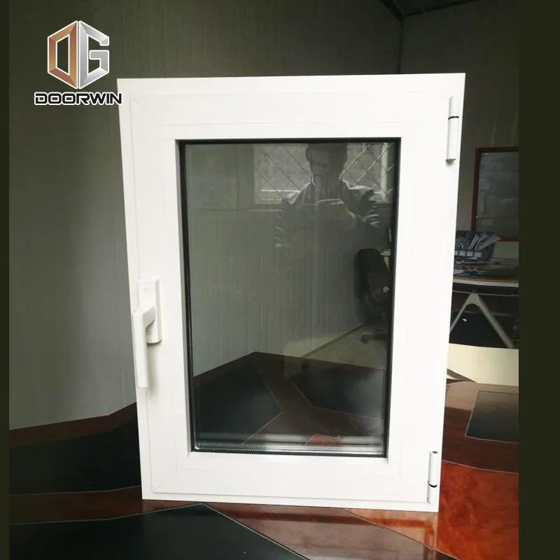 DOORWIN 2021Copy2 of Thermal break aluminum white powder coating finishing tilt turn window