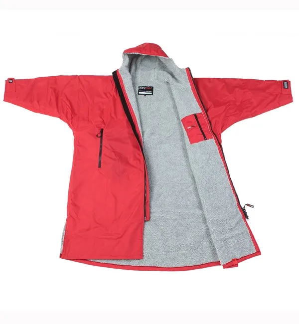 Dryrobe Advance Long Sleeve Large - Red Grey