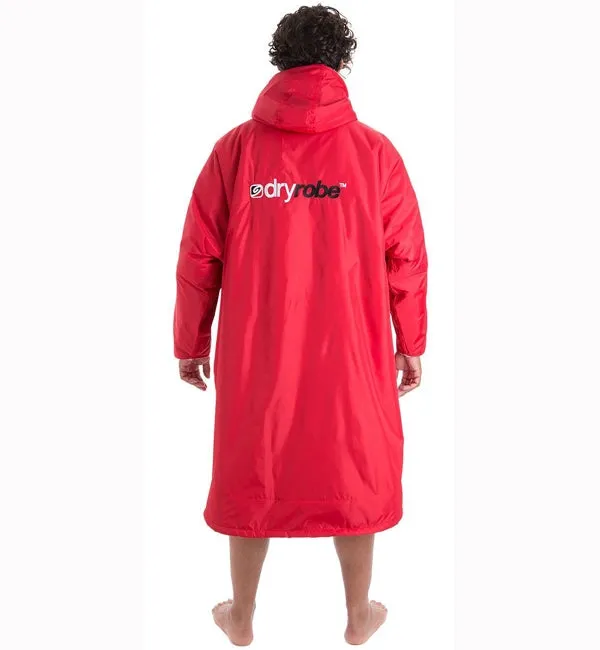 Dryrobe Advance Long Sleeve Large - Red Grey
