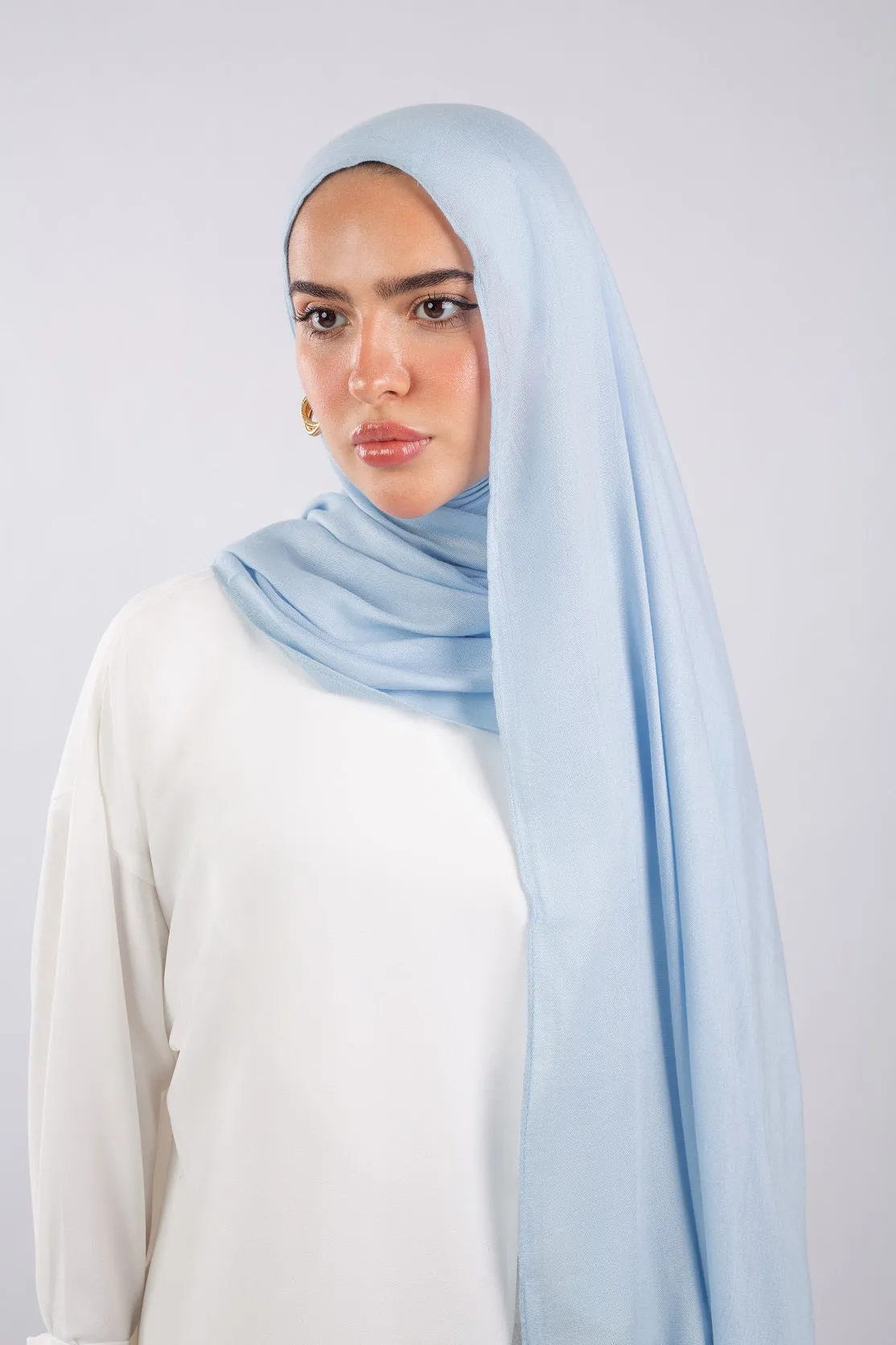 Everyday Modal Hijab-Pastel Blue