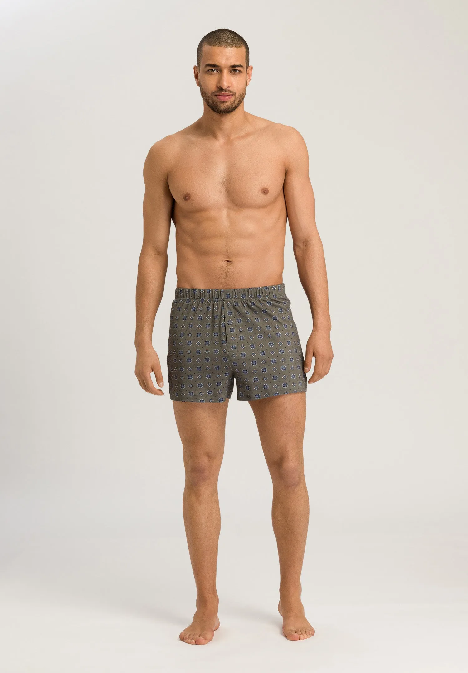 Fancy Jersey Knit Boxers | Antique Minimal 73290-2396