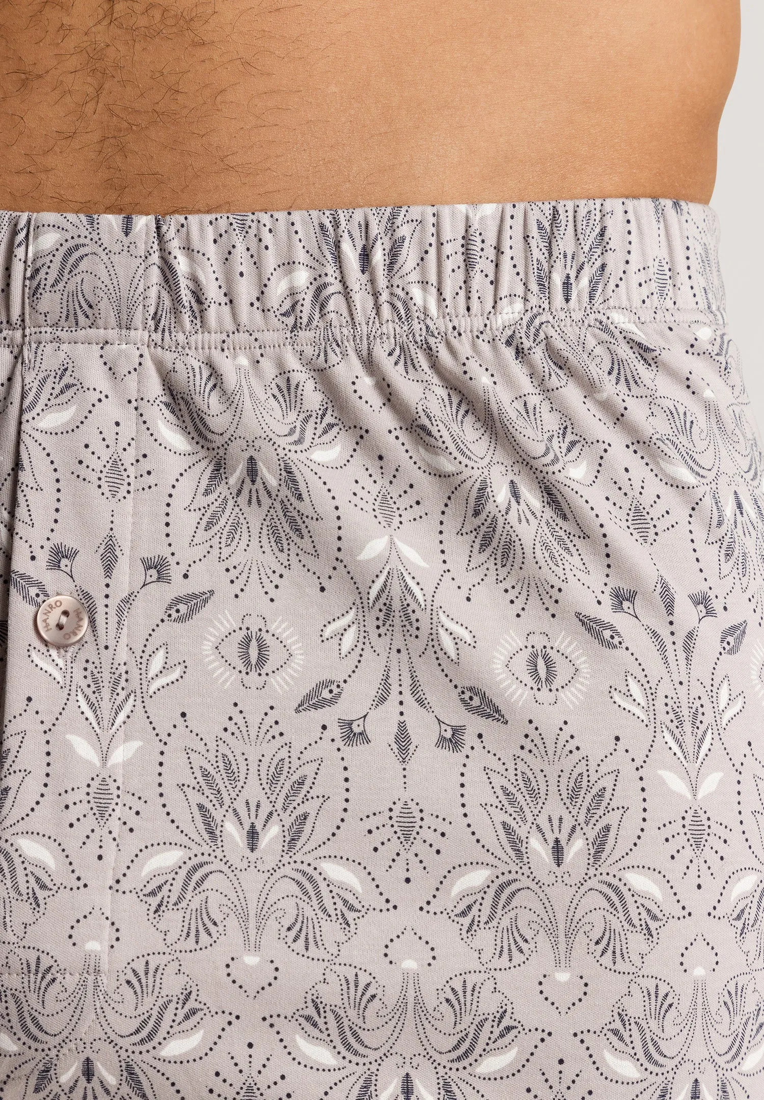 Fancy Jersey Knit Boxers | Pin Patternwork Light 73290-2193