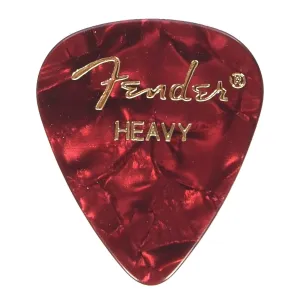 Fender 351 Pick Pack (12) Red MOTO Heavy