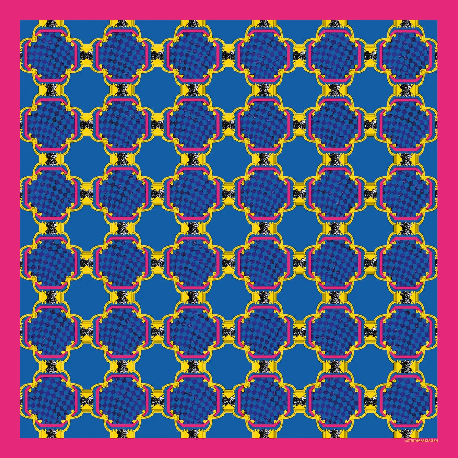 Forme Rose-Blue Modal Scarf