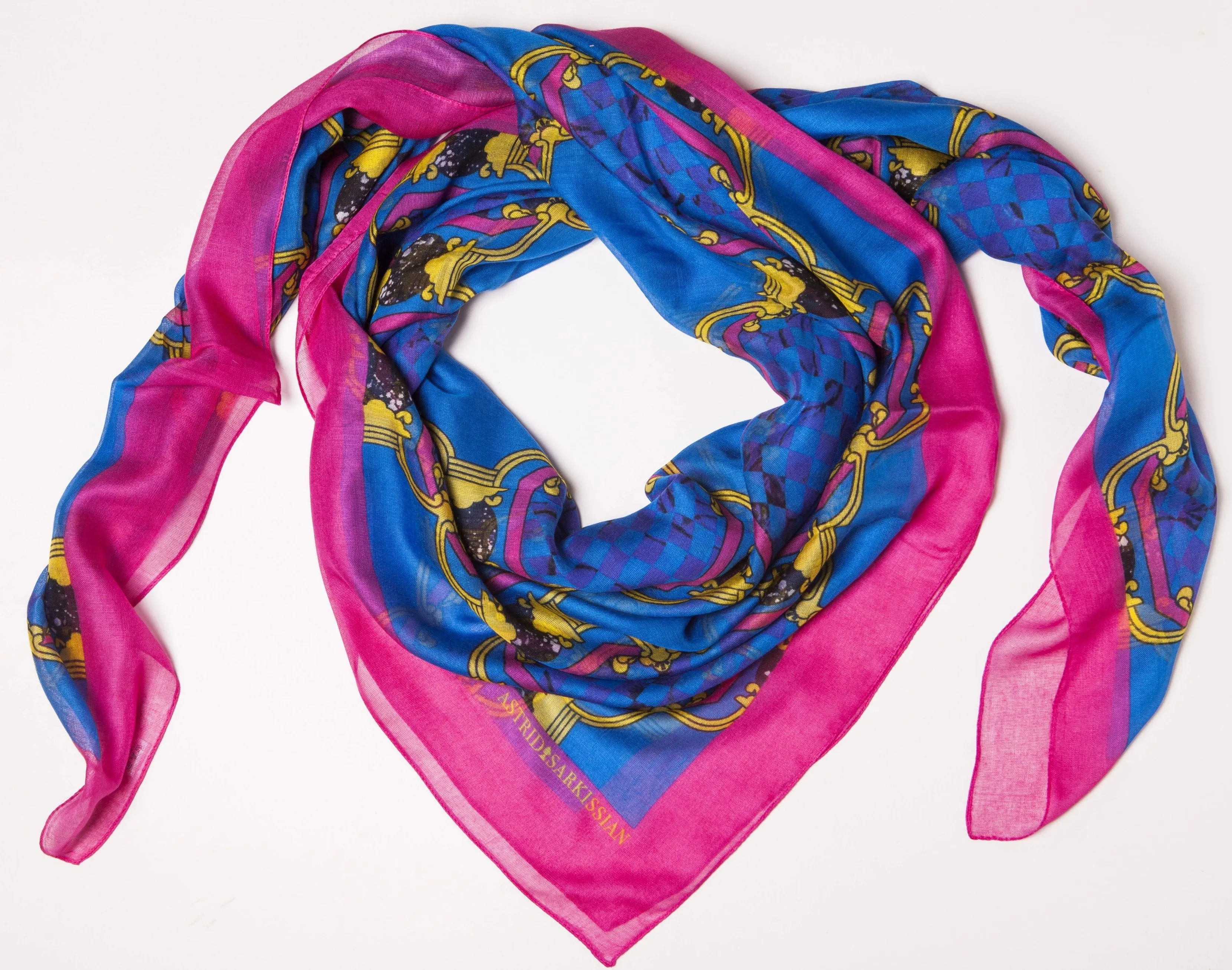 Forme Rose-Blue Modal Scarf