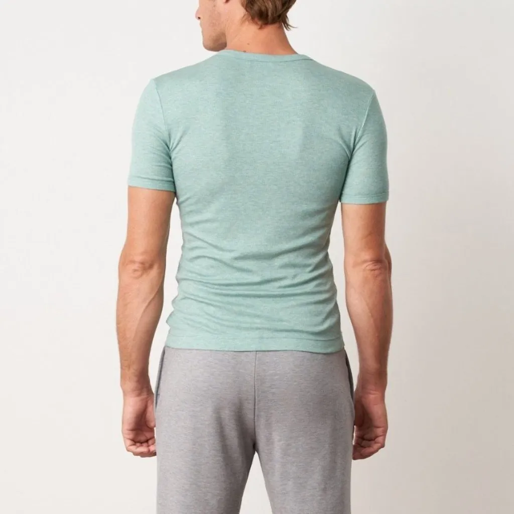 Green TENCEL™ Lyocell V Neck Tee