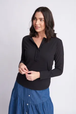 Henly Cotton Tee Black