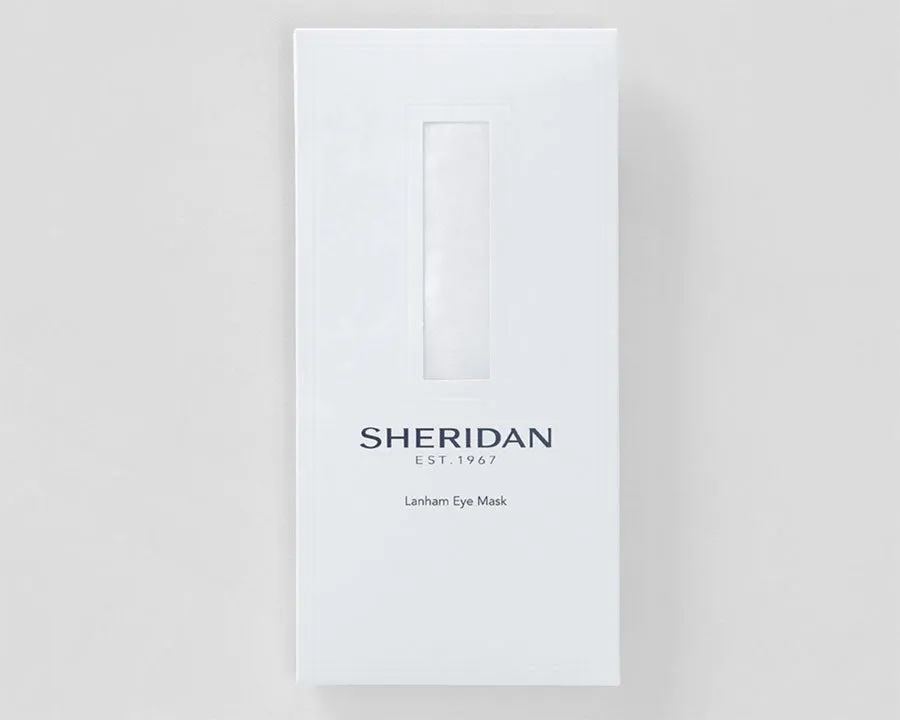 Lanham Silk Eye Mask SNOW by Sheridan