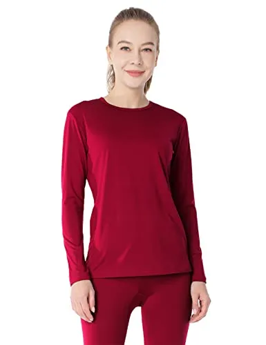 MANCYFIT Thermal Underwear for Women Long Johns Set Fleece Lined Ultra Soft