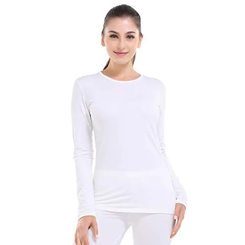 MANCYFIT Thermal Underwear for Women Long Johns Set Fleece Lined Ultra Soft