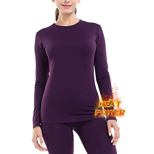 MANCYFIT Thermal Underwear for Women Long Johns Set Fleece Lined Ultra Soft